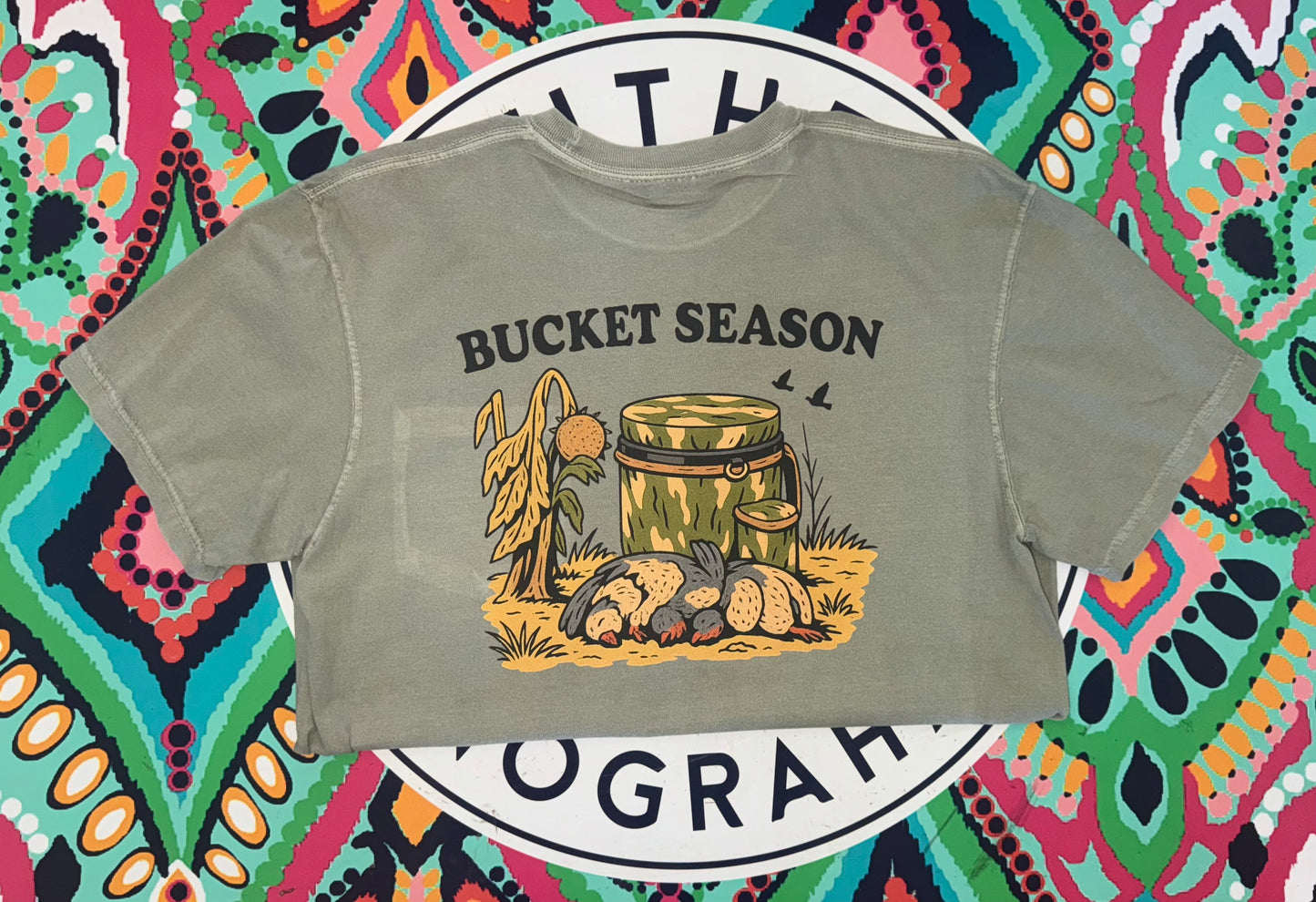SMG bucket season tee