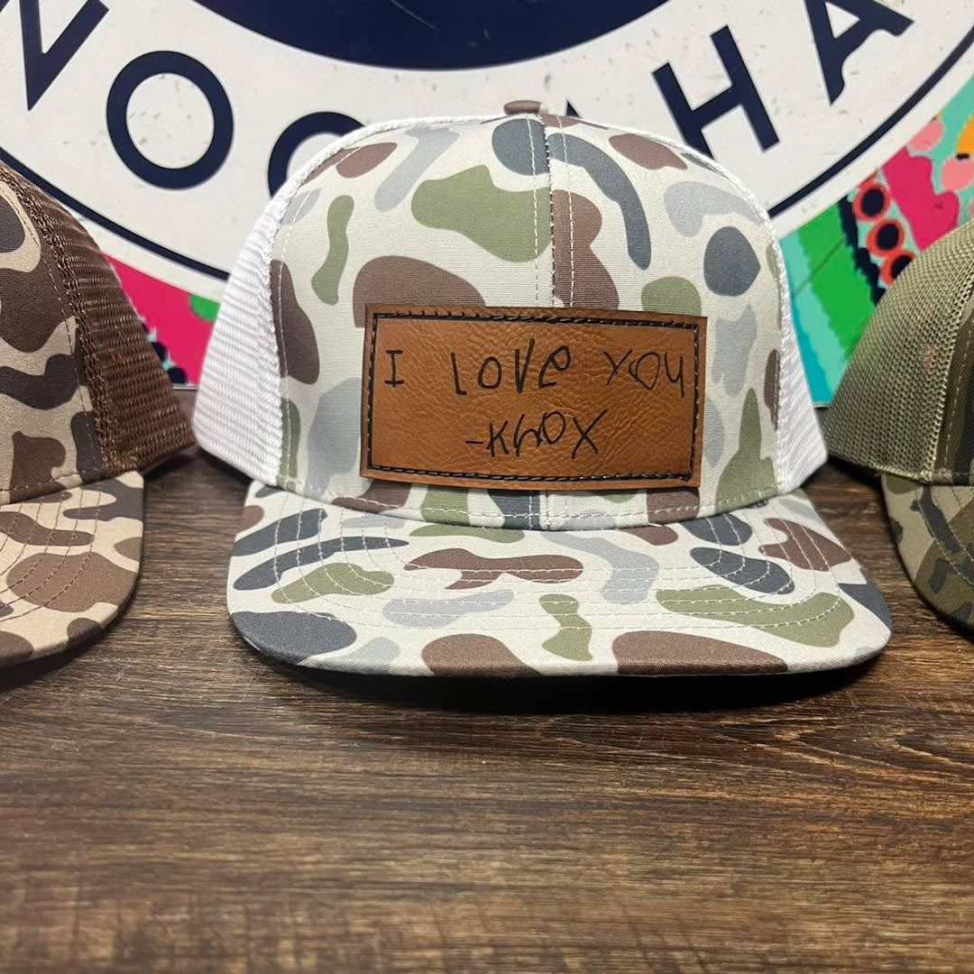 Custom Handwritten Hats