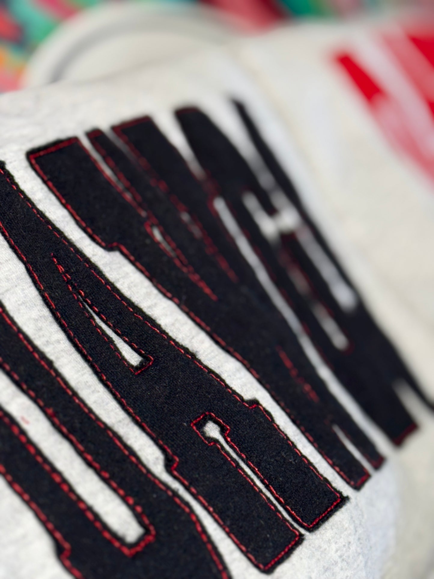 Dawgs appliqué sweatshirt