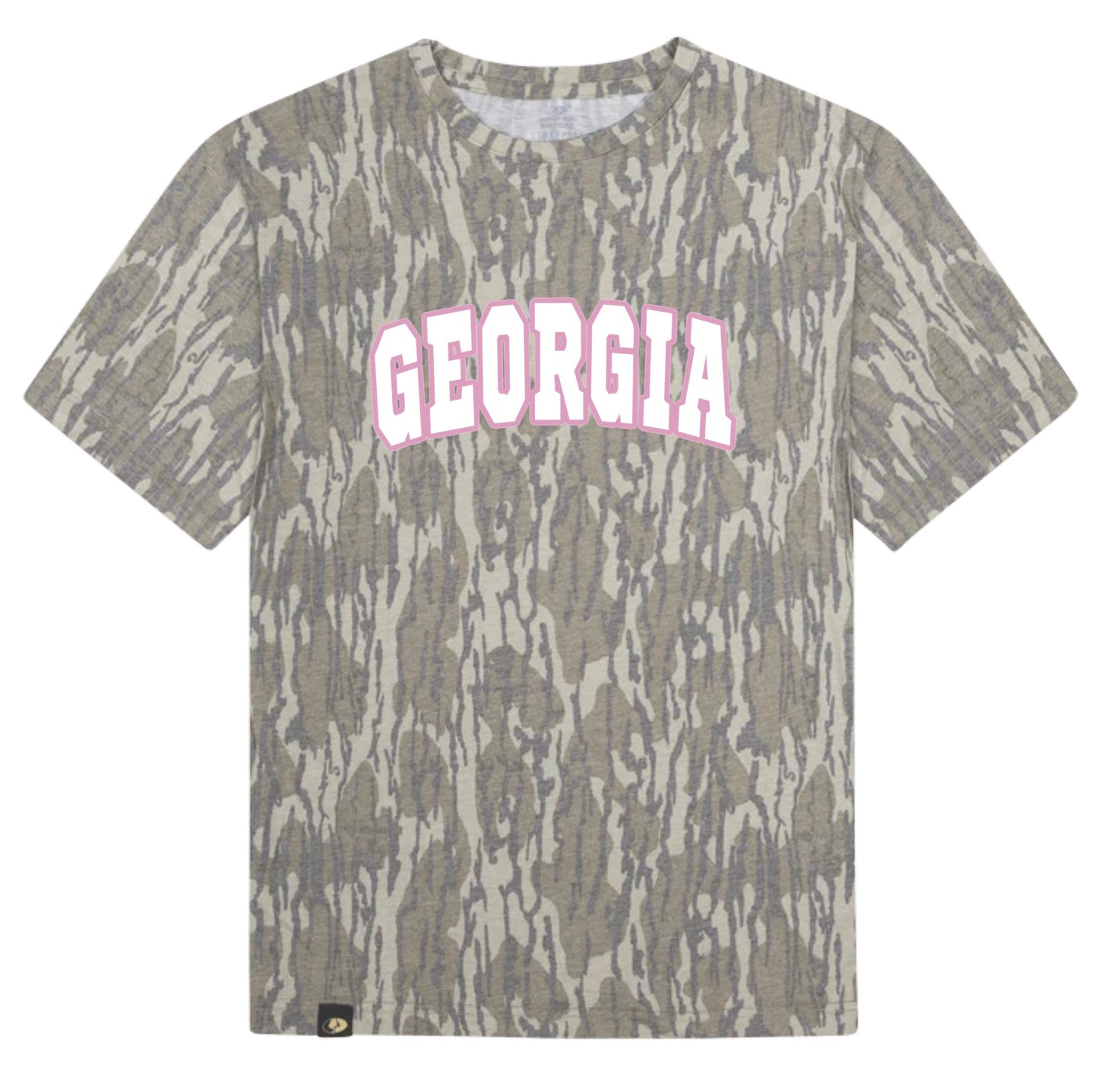 Washed out camo tee