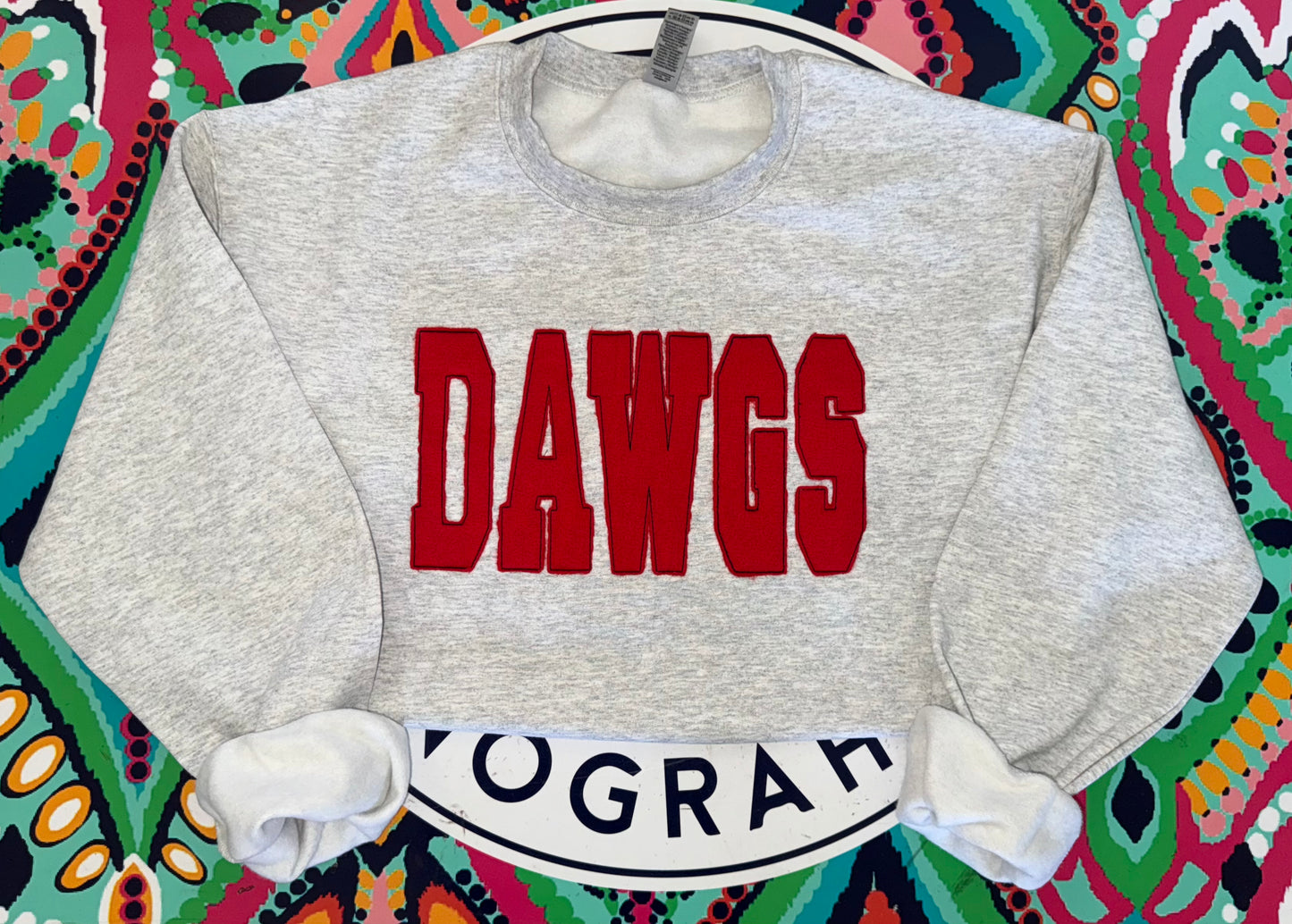 Dawgs appliqué sweatshirt