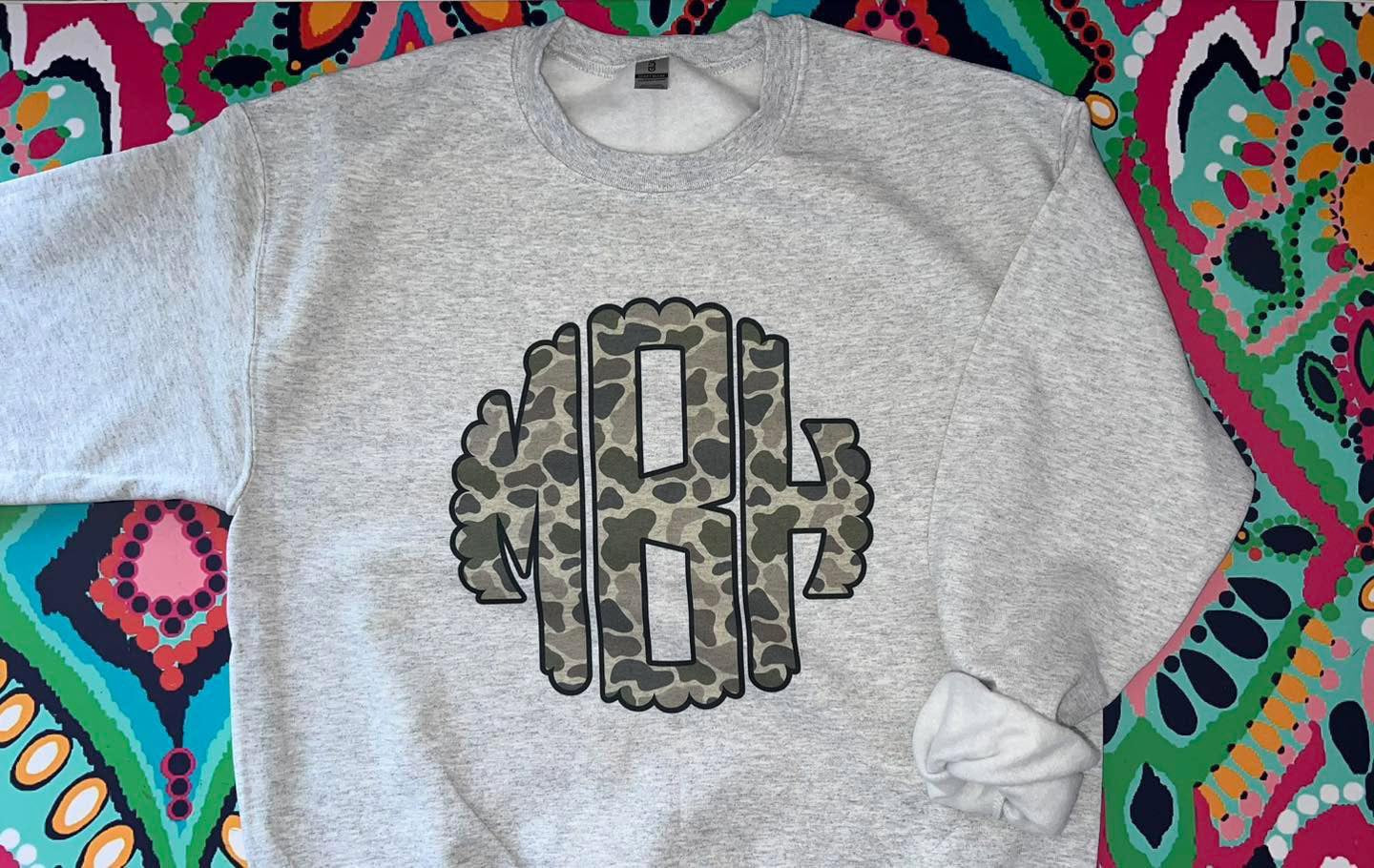 Old School Camo Sweatshirt