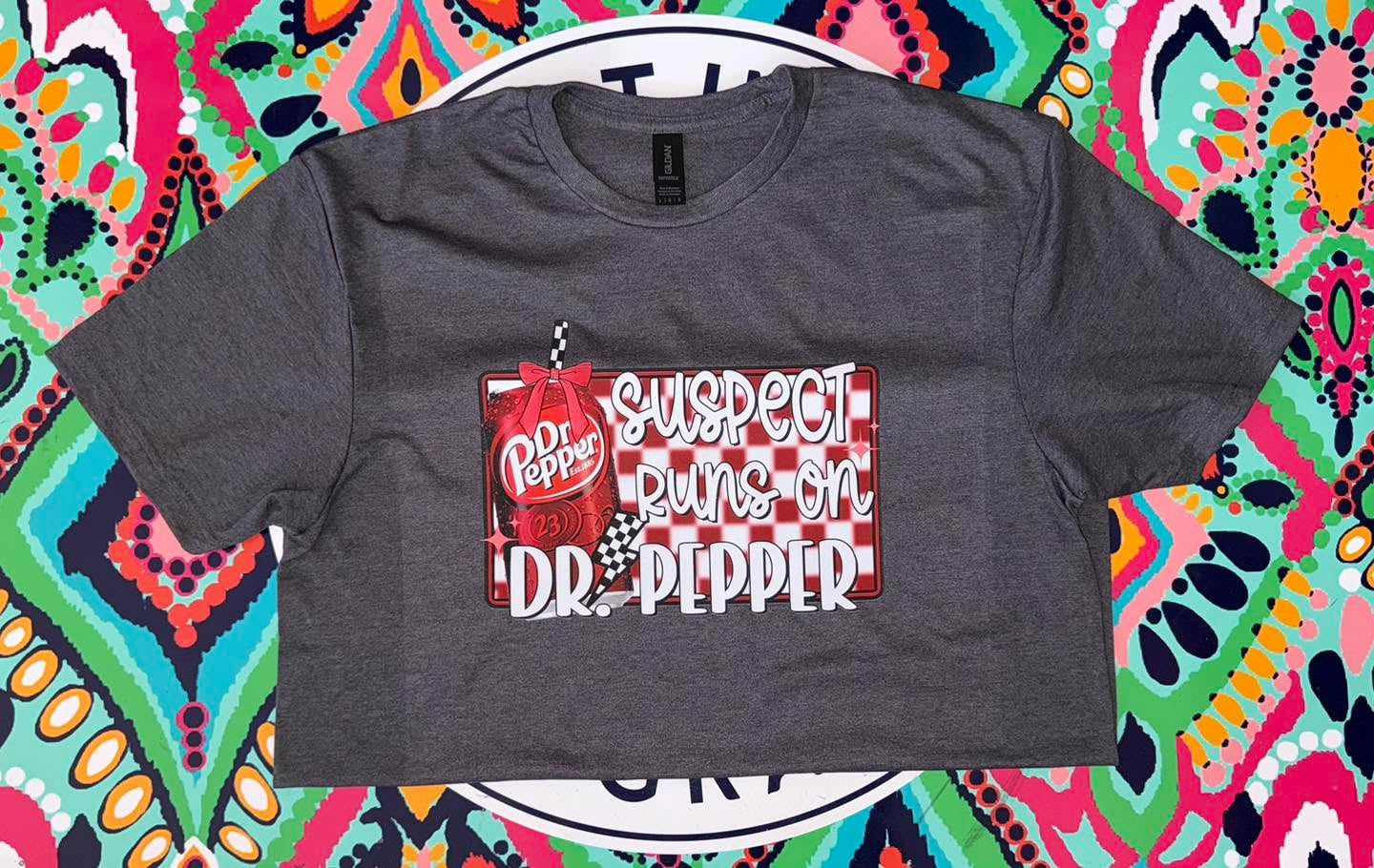 Suspect runs on Dr. Pepper