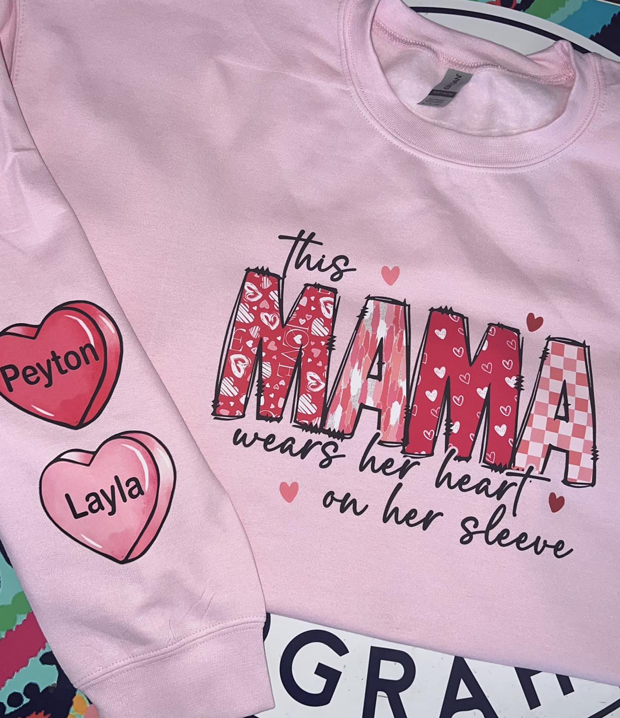 This Mama Wears Her Heart On Her Sleeve